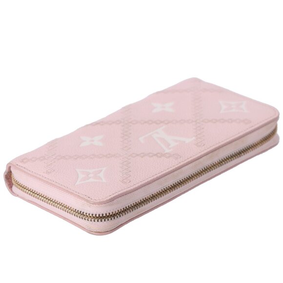 Louis Vuitton Zippy Wallet Monogram Empreinte Broderie M81138 Pink - Picture 5 of 7